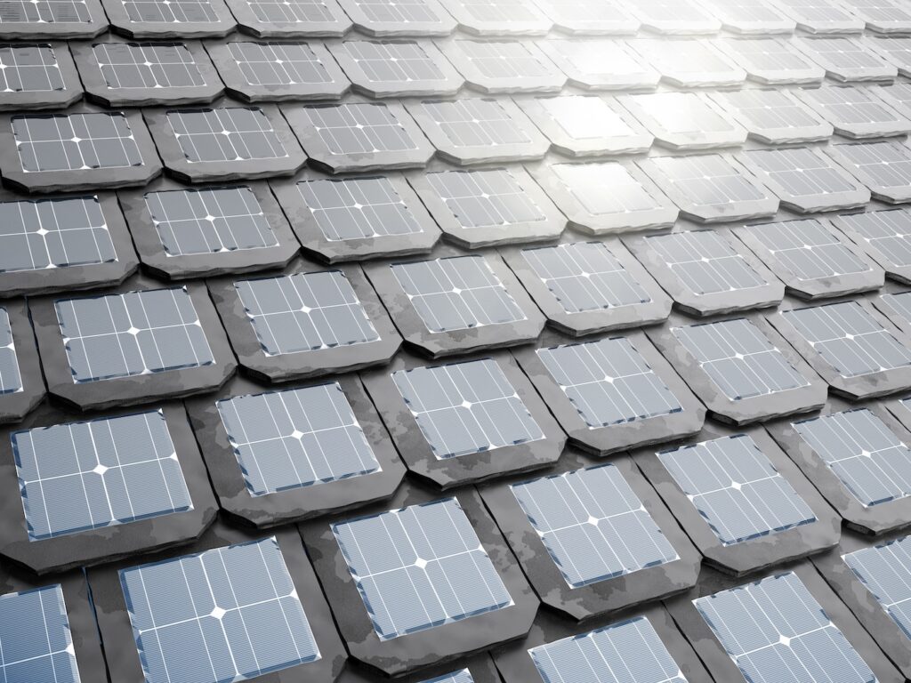 solar shingle installation