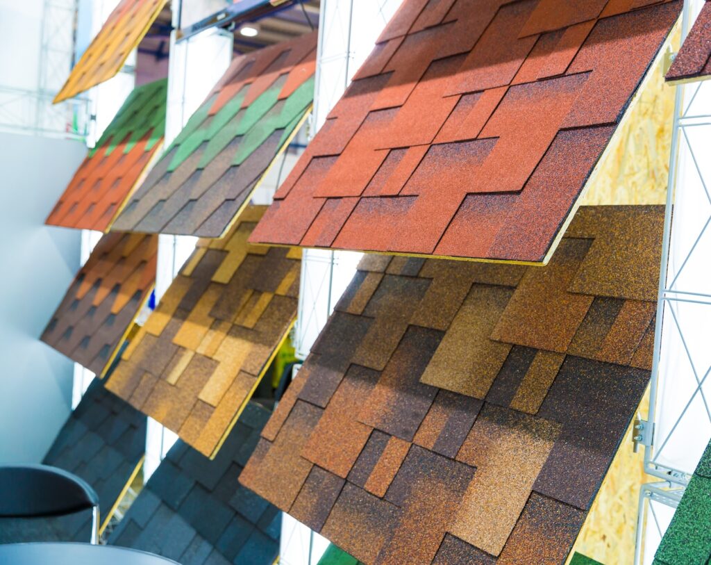 showroom of architectural shingles