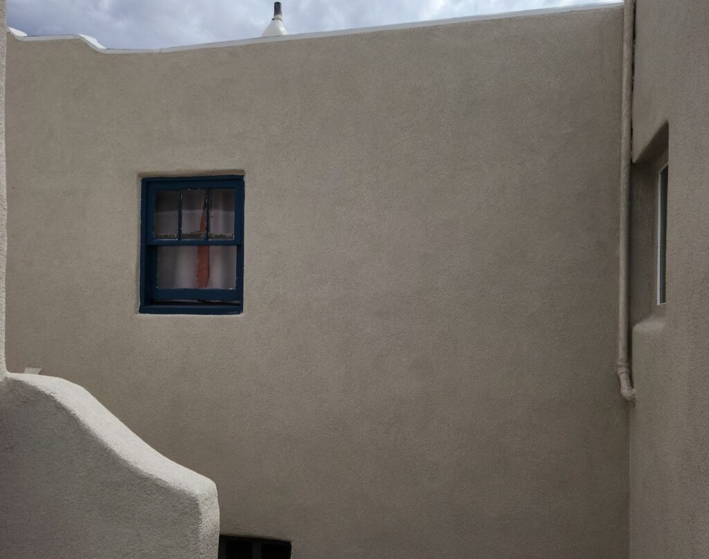 A house with stucco
