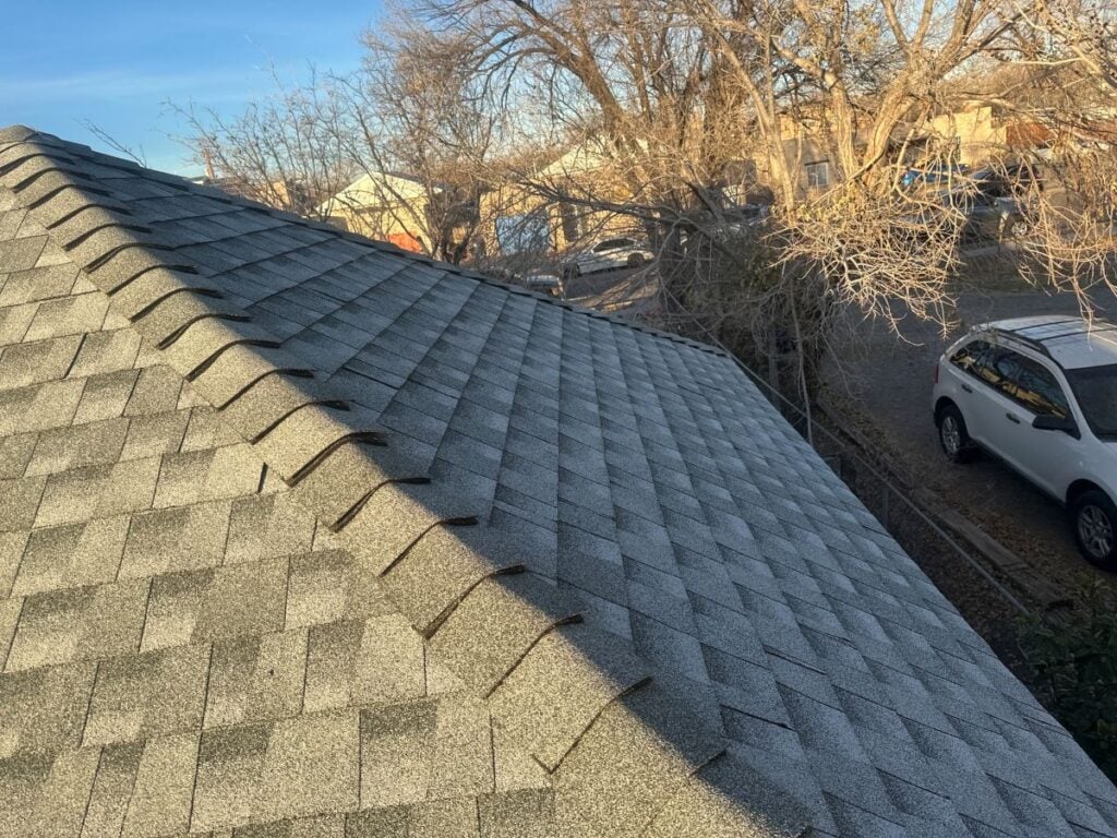 replaced roof with new shingles